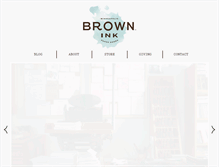Tablet Screenshot of brownink.com